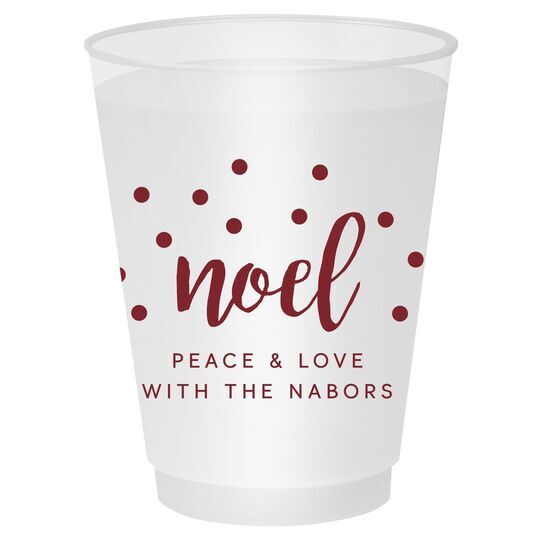 Confetti Dots Noel Shatterproof Cups